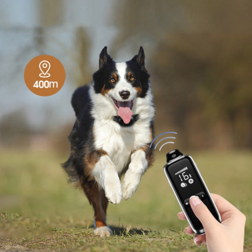 Collier de dressage pour chien Dispositif de dressage pour animaux de compagnie télécommandé intelligent de 400 m, Spécifications : Récepteur SH64021607-08